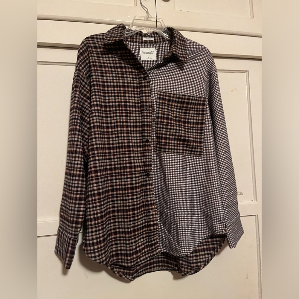 Abercrombie & fitch oversized flannel
